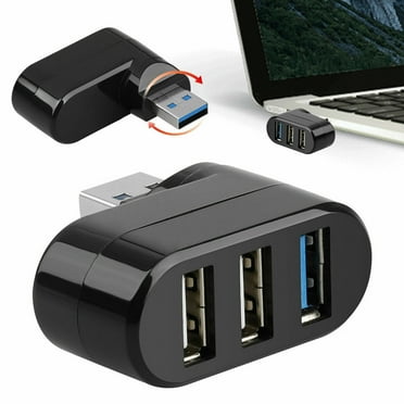 Hot Pink Charberry 2019 New 3 Port USB 2.0 Rotate HUB Splitter Adapter for PC Desktop Notebook Expansion Hot Pink Charberry 2019 New 3 Port USB 2.0 Rotate HUB Splitter Adapter for PC Desktop Notebook Expansion